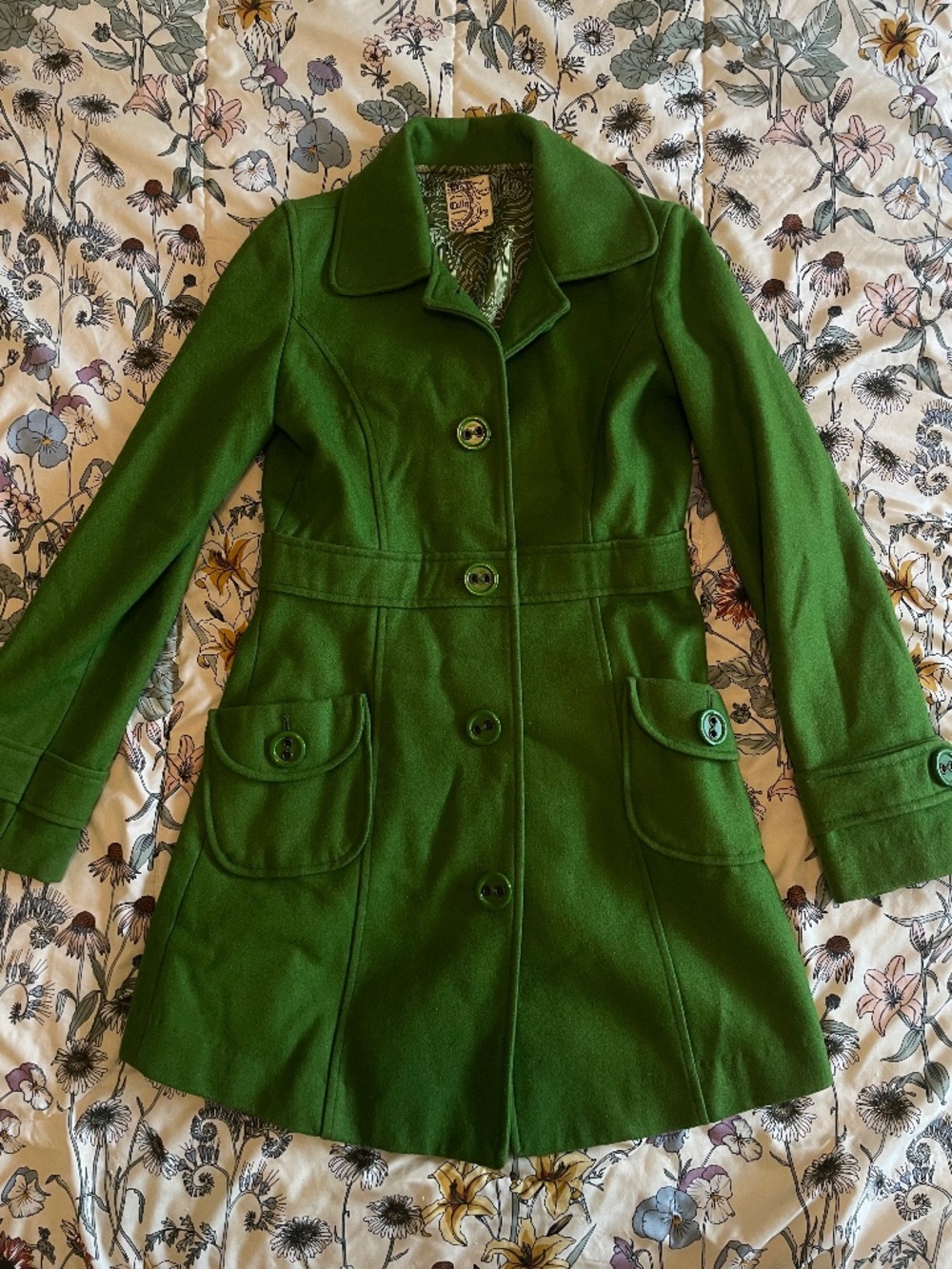 Tulle Original Clothing green coat